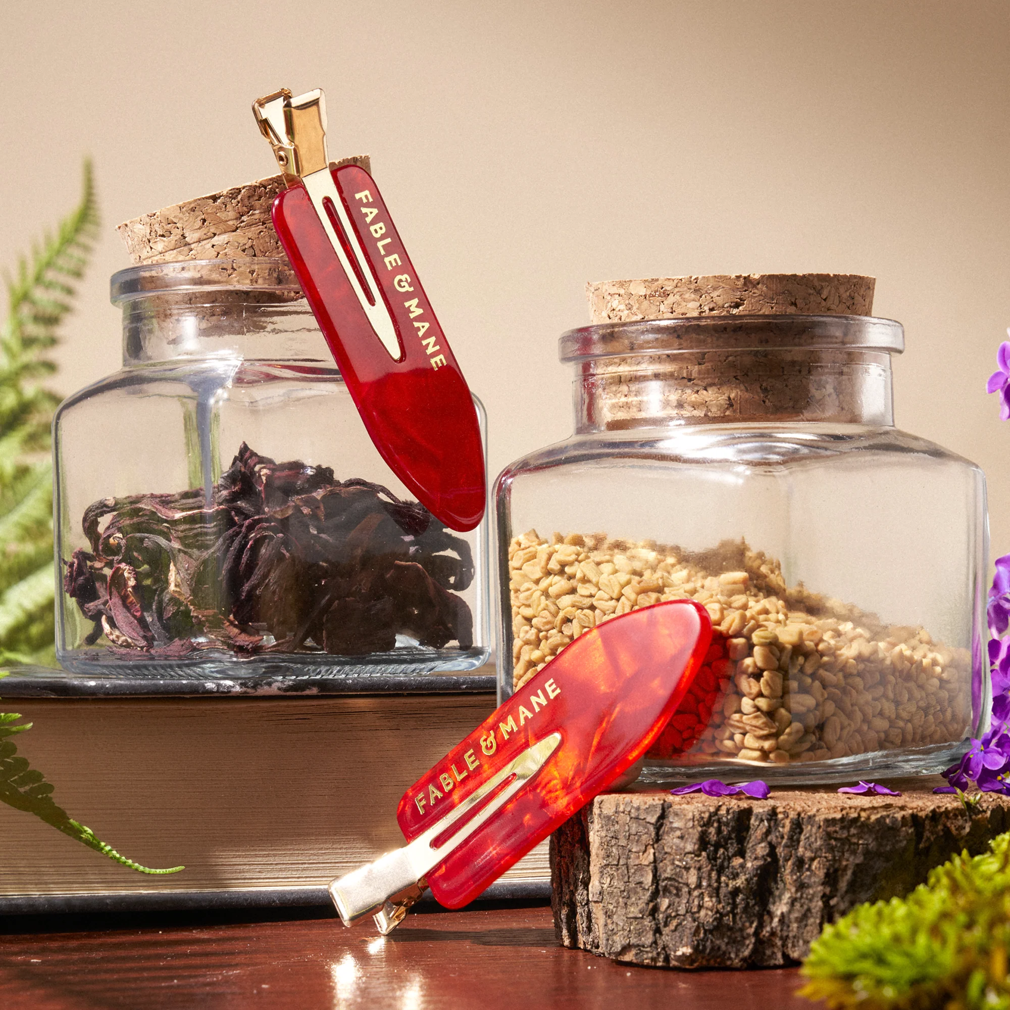 No Crease Red Hair Clips - Image 5